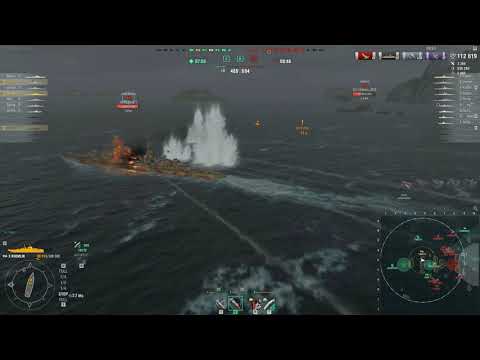 Kremlin T10 Soviet BB | 8 Kills, 299k Damage | World of Warships