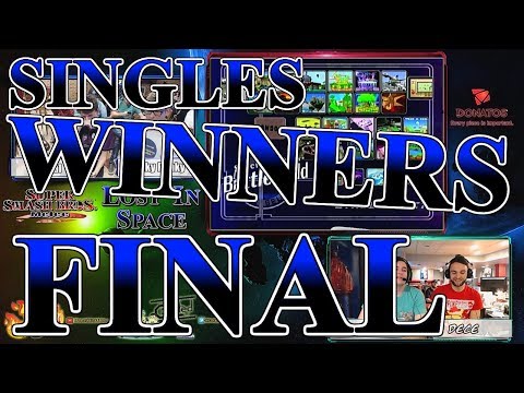 SSBM - Lost In Space: Singles ☆WINNERS FINALS☆ Hanky Panky (Peach) vs Cal (Fox)