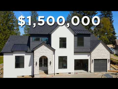 Inside a $1.5 Million New Construction Home in Felida Washington (Builder Walkthrough)