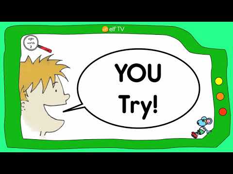 25 Sight Words for Kindergarten #1 - Vocabulary Words - ELF Learning