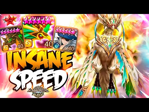 300+ SPD Cleave Team DELETES Opponents - Summoners War