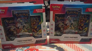 Opening 2 boxes Pokemon First Partner Series 2