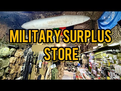 FREAKING OUT Over This Military Surplus Store!