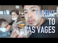 [VLOG]ラスベガス到着！フライト中の食事、機内食がやばすぎた！