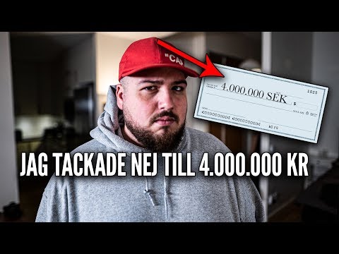 JAG TACKADE NEJ TILL ETT 4 MILJONER KRONORS SAMARBETE *GOD JUL BRE*