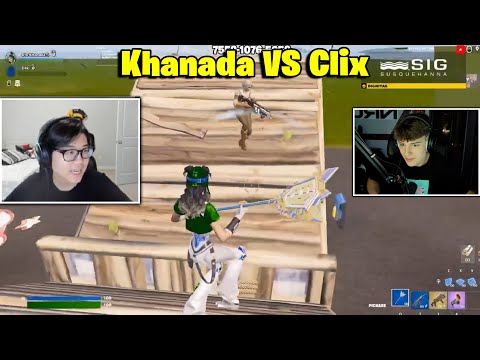 Khanada 1v1 Clix with FNCS Pickaxe in Buildfights!