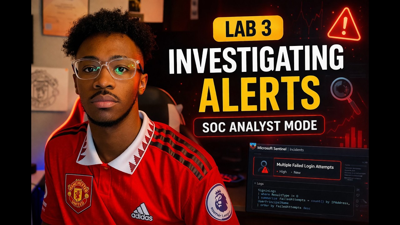 Microsoft Sentinel Lab 3: Investigating Alerts Like a SOC Analyst