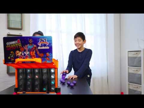 Connect 4 Shots: Space Jam A New Legacy Edition Game for 2 or More Players, for Kids Ages 8 and Up thumbnail