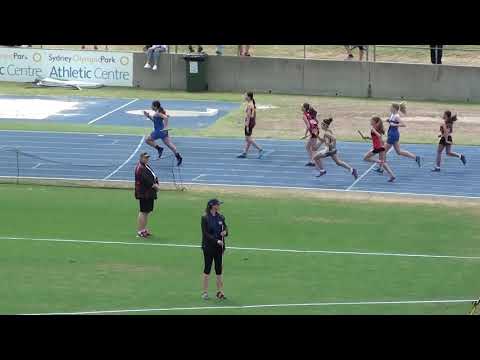 2019 State Relays Under 13 Girls 4 x 100m Heat