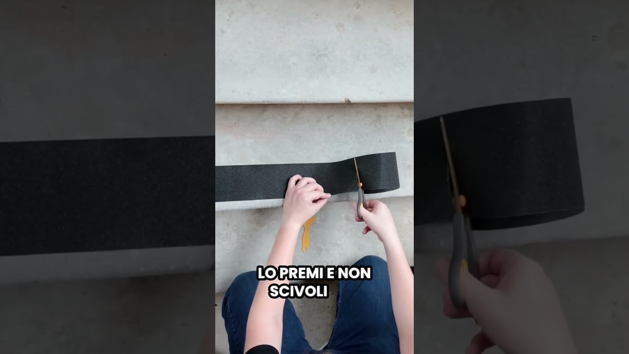 APPLICA una striscia di ANTISCIVOLO sulle tue SCALE #faidate #dpmtapes #antiscivolo