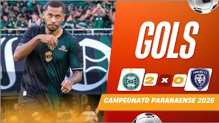 CORITIBA 2 X CIANORTE - GOLS - CAMPEONATO PARANAENSE 2026