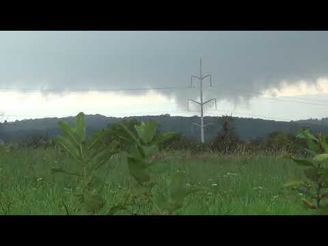10-2-18 10/2/18  Tornado  warned storm (probably tornadic) Muncy Williamsport Pennsylvania area