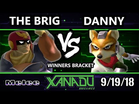 S@X 268 SSBM  -  The Brig (Captain Falcon) Vs.  Danny (Fox) Smash Melee Winners Bracket