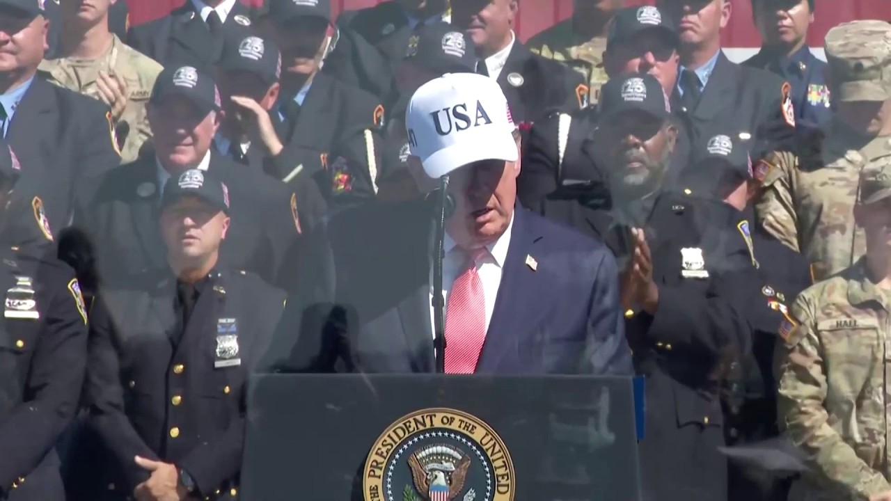 Trump awards 9/11 hero 'man in the red bandana' Welles Crowther posthumous Medal of Freedom