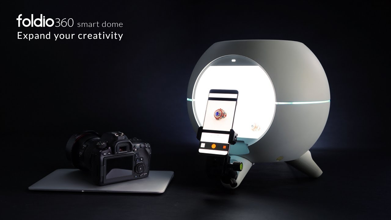 Orangemonkie Aufnahmebox Foldio360 Smart Dome
