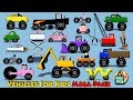 Vehicles For Kids Mega Pack Cars Trucks Motorcycles Fire Truck For Children