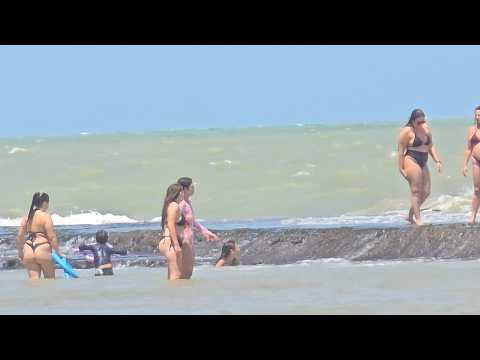 Recife's seafront and Boa Viagem Beach packed October 26, 2025