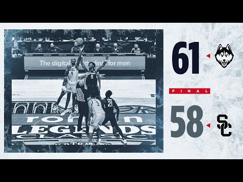 UConn Men's Basketball Highlights v. USC 12/03/2020