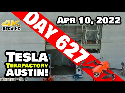 PAINT SHOP AT GIGA TEXAS GETTING UPGRADE?! - Tesla Gigafactory Austin 4K  Day 627 - 4/10/22 - Tesla