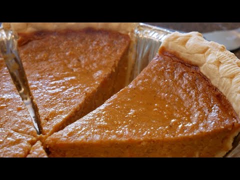 Wie man einen Süßkartoffelkuchen macht | Süßkartoffelkuchen | Thanksgiving-Rezept