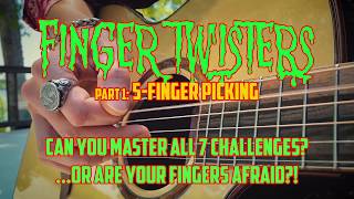 Fingerpicking Exercises with TABS - Intermediate through Advanced