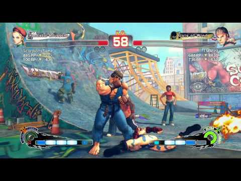 Ultra Street Fighter IV Ranked Replay #5: Cammy vs Ryu