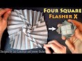 Origami Four Square Flasher X