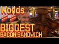 WORLDS LARGEST PILE OF BACON ~ ON A SANDWICH 🥪 JERKY STYLE ~ STUPID HUMAN STUNTS