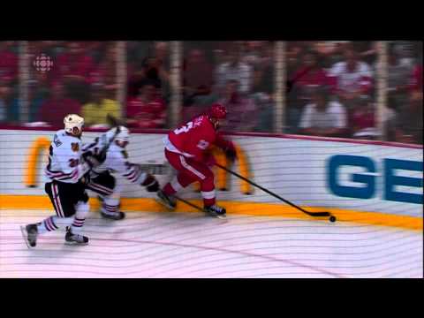 Pavel Datsyuk Patience with Puck the and Reading the Play - Game 2 and 3 vs Chicago Blackhawks