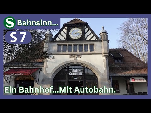 Im Grunewald ist ein Bahnhof. Und eine Autobahn.
