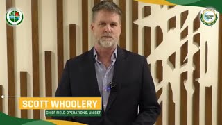 Mr. Scott Whoolery (Chief Field Operations) from UNICEF
