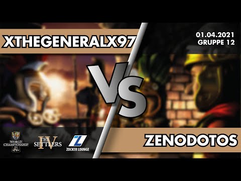 xTheGeneralx97 vs. Xenodotus - THE SETTLERS IV WORLD CHAMPIONSHIP 2021