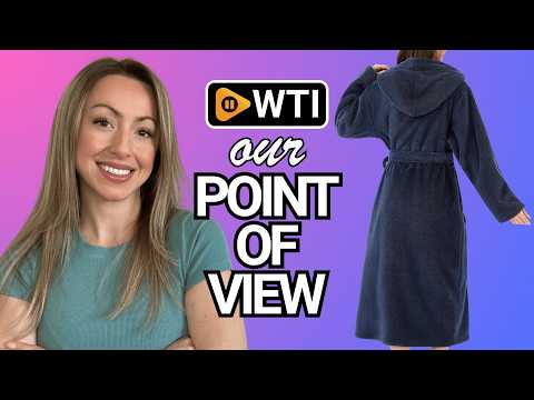 RONGTAI Womens Hooded Robe Long Plush Fleece Bathrobe with Pockets Nightwear S-XXL Small Navy Blue - WTI product video review