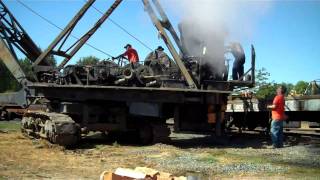 preview picture of video 'Pt 2 Raymond F440 steam crane put to work'