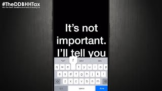 I'll tell you later… It's not that important.