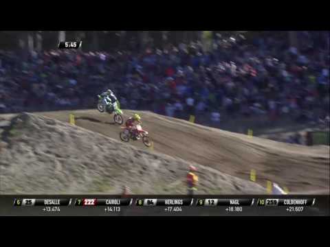 MXGP of Patagonia Argentina Antonio Cairoli passes Clement Desalle