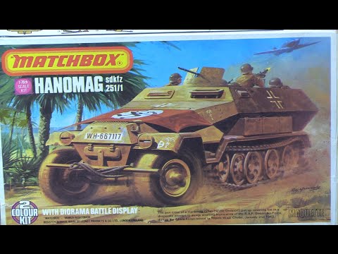 Classic Matchbox Hanomag Half track 1/76 PK-83 Kit review