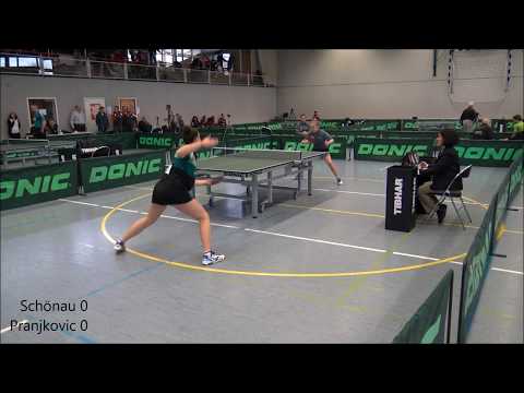 DM 2018 Schülerinnen Viertelfinale: Hannah Schönau vs. Naomi Pranjkovic
