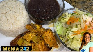 Thursday Night Dinner With Nurse Sharon (White Rice • Black Beans • Baked Chicken & Salad)