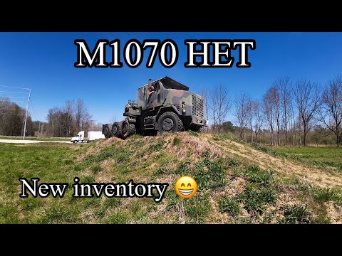 M1070 8x8 HET first startup and drive in many years! Back to my roots when I first started selling!