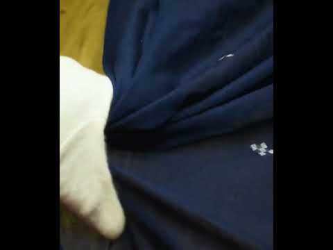 Geometric Blue Jamdani Pure Cotton 50 GSM Handwoven Fabric — video