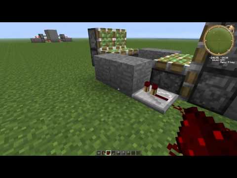 MineCraft - Compact Hidden Piston Floor/Ground 2x2 Door (in 60 sec)