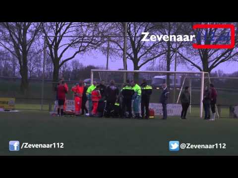 Keeper SDZZ zwaargewond na botsing met andere speler