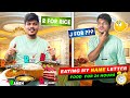 Eating My Name Letter Food Items For 24Hours😮😋 || Gone Wrong🤮 -Ritik Jain Vlogs