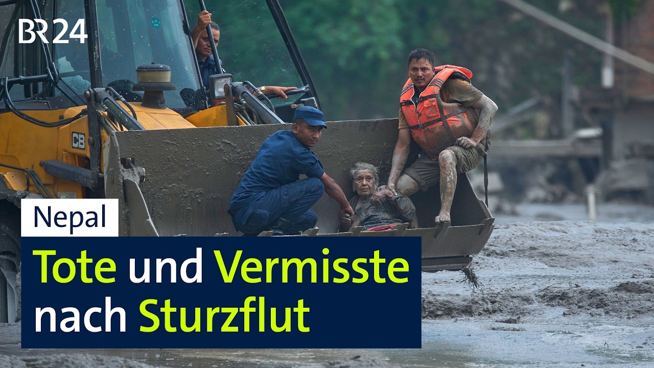 Mindestens 95 Tote nach Sturzflut in Nepal | BR24