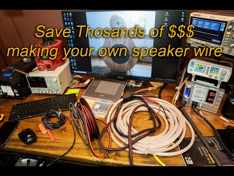 Save hundreds even thousands of $$$ making your own speaker cables.