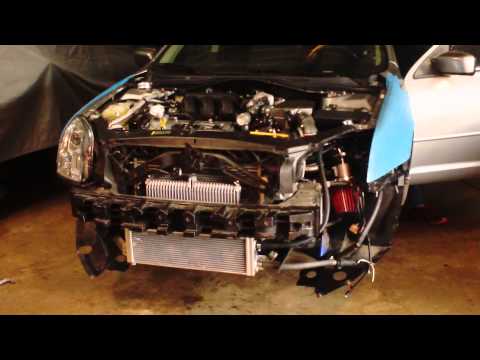 AWD Ford Fusion Single Turbo First Start Up Open Downpipe 3"
