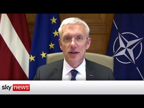 Ukraine invasion: We need to 'stay strong, united and isolate Putin' - Latvian Prime Minister