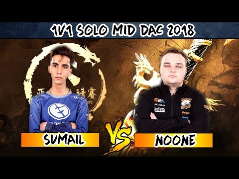 Noone vs SumaiL - MANGO STRAT - FASTEST 1v1 EVER? SOLO MID - DAC 2018 DOTA 2