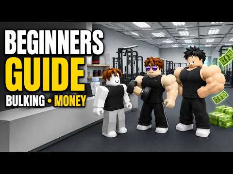 ULTIMATE GYM GAME BEGINNERS GUIDE (BULKING, MUSCLE and MONEY) Roblox